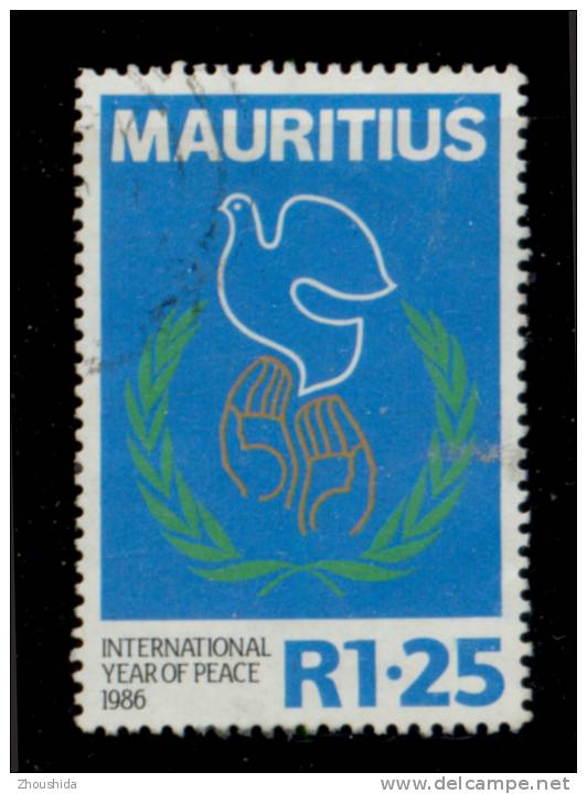 Maurice (Mauritius)  Peace Year  R1.25 - Mauricio (1968-...)