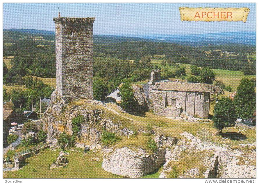 SAINT CHELY D´APCHER - Lozère,Tour,donjon Du Chateau Fort,chapelle,prés Mende,Margeride,Espouzolles,édition De Luxe * - Saint Chely D'Apcher