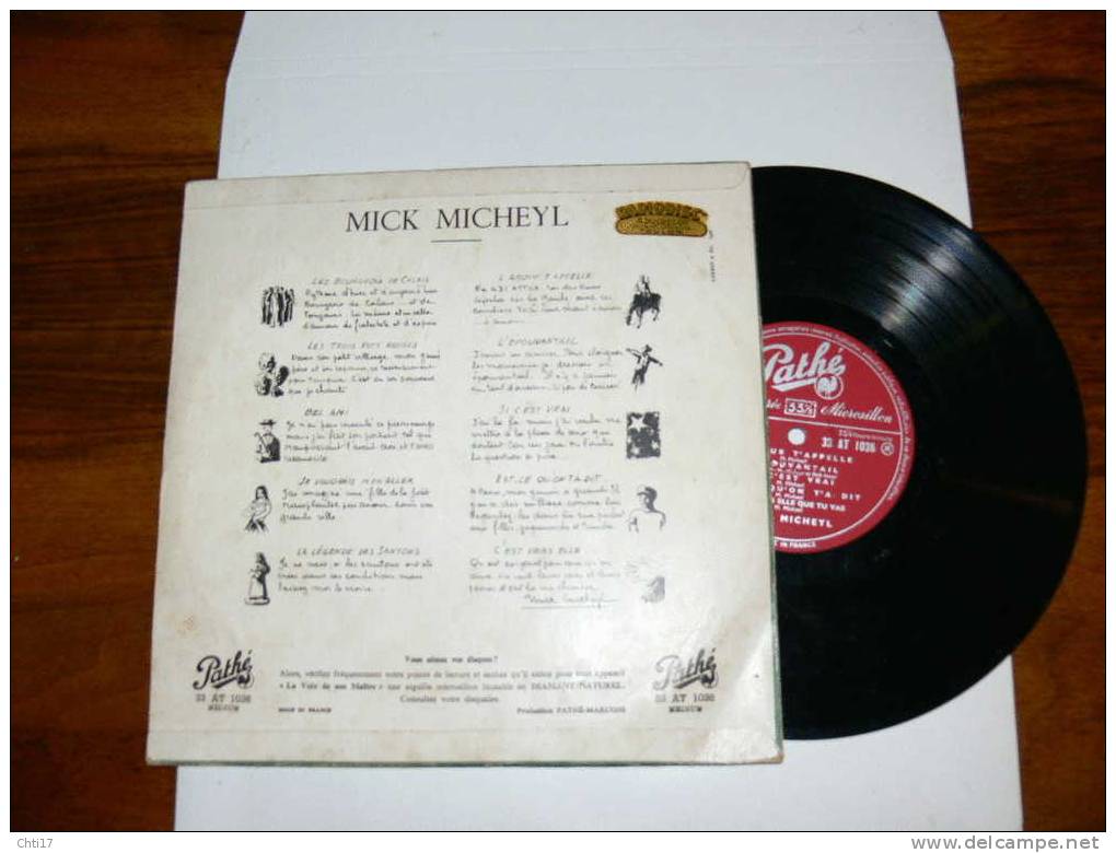 MICK MICHEYL DIX CHANSONS  DE .....  EDIT  PHILIPS - Ediciones De Colección