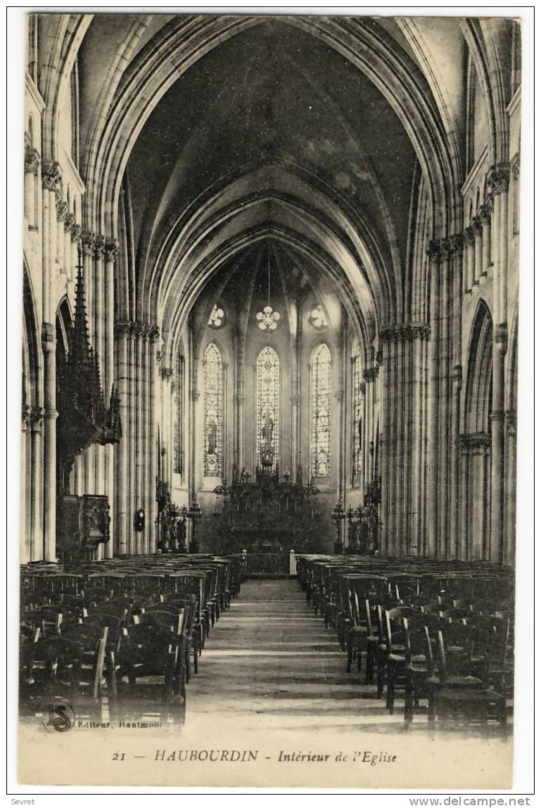 HAUBOURDIN. - Intérieur De L'Eglise - Haubourdin