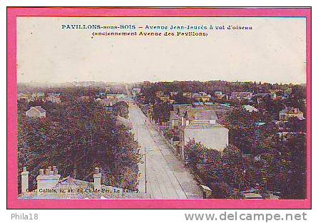 PAVILLONS SOUS BOIS  Avenue Jean Jaurès à Vol D'oiseau  (anciennement Ae Des Pavillons) - Les Pavillons Sous Bois