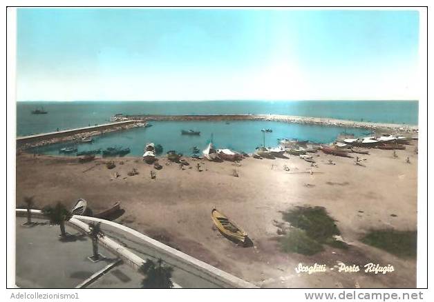 58781)cartolina Illustratoria Scoglitti . Porto Rifugio E Panorama - Ragusa