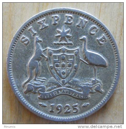 Australie 6 Pence 1925 - Autres & Non Classés