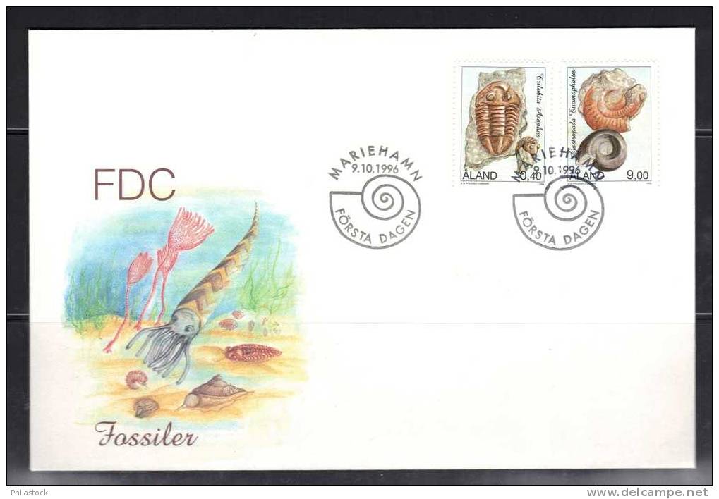 ALAND  N° 118 & 119 Obl. S/ Enveloppe FDC - Aland