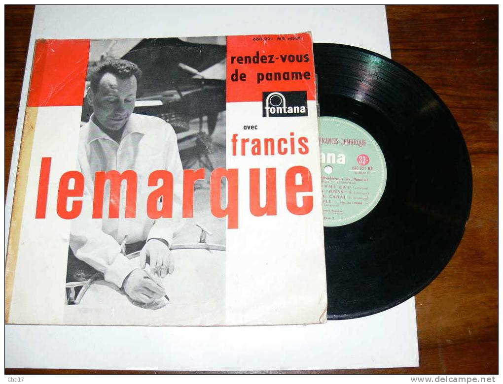 FRANCIS LEMARQUE RENDEZ VOUS DE PANAME  EDIT  FONTANA - Ediciones De Colección