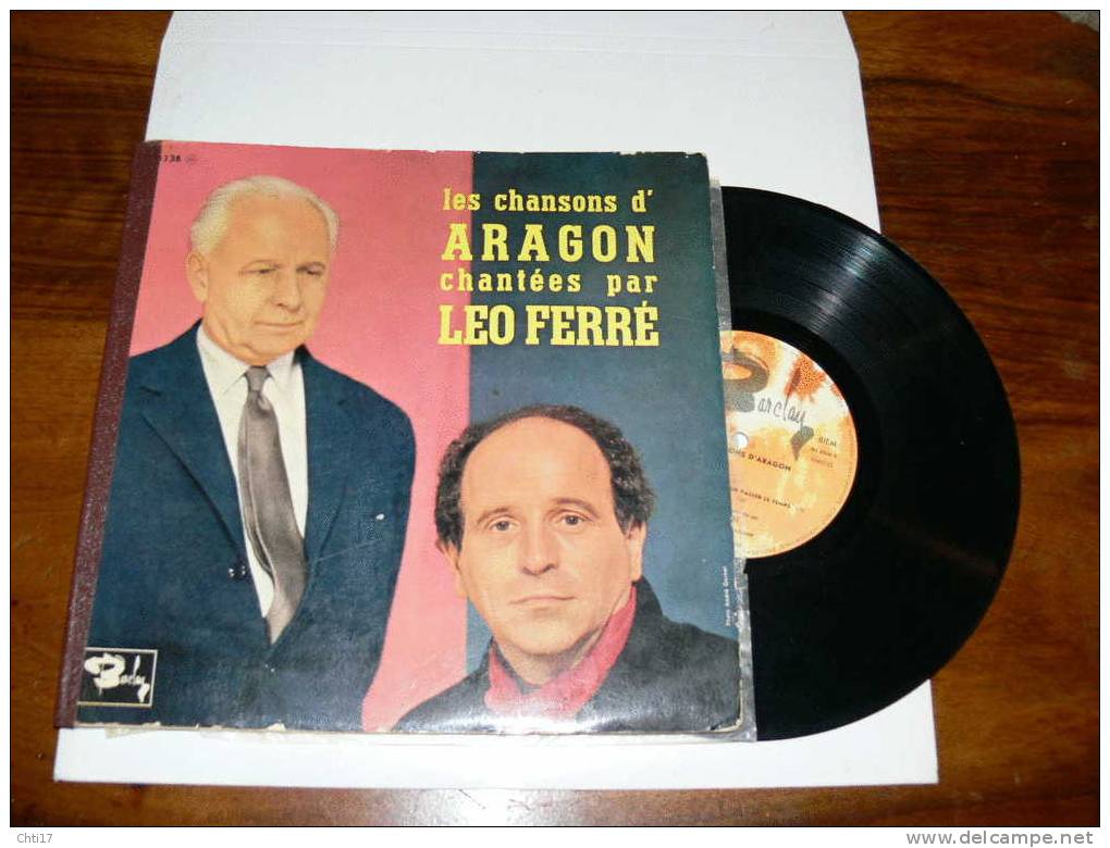 LEO FERRE CHANTE ARAGON L AFFICHE ROUGE  EDIT BARCLAY - Verzameluitgaven