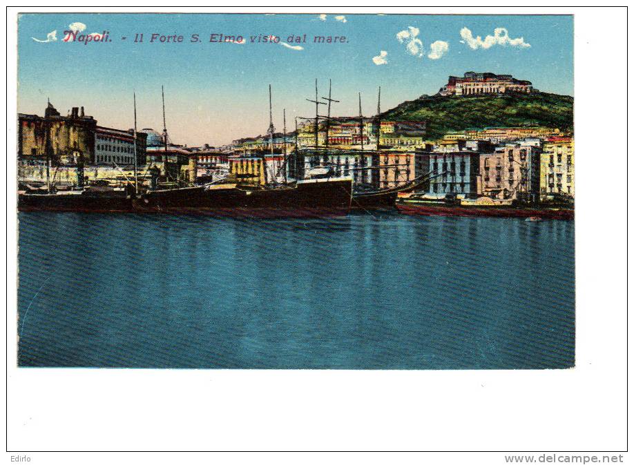 NAPOLI NAPLES série de 14 Cartolina  Roberto Zedda - TTB