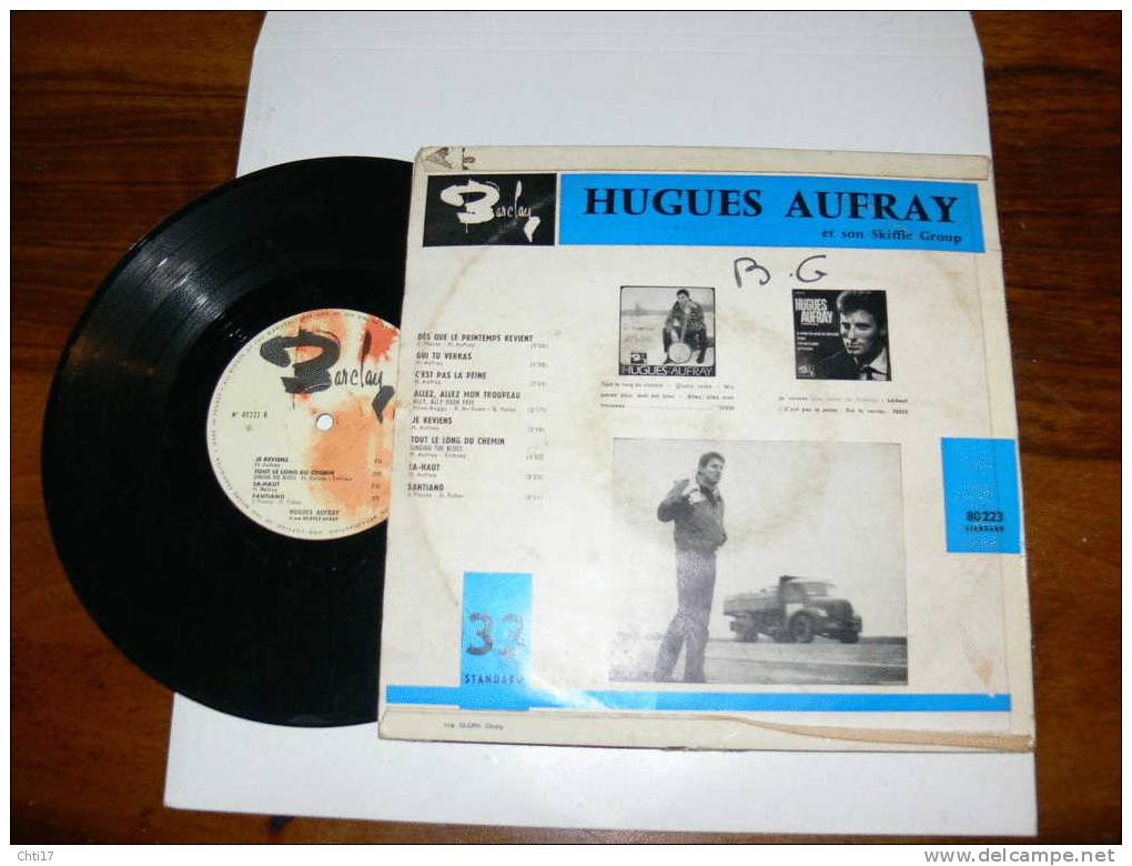 HUGUES AUFRAY  " DES QUE LE PRINTEMPS REVIENT "  EDIT  BARCLAY - Collectors