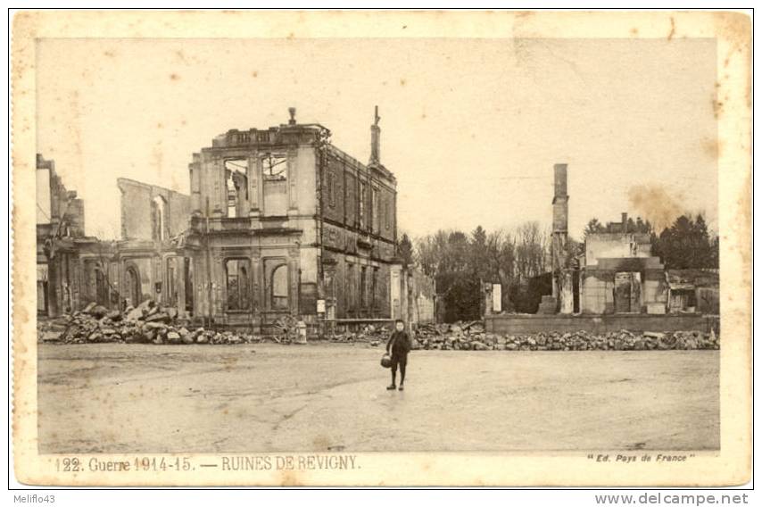 55/CPA A - Ruines De Revigny - Guerre 1914 - 1915 - Revigny Sur Ornain