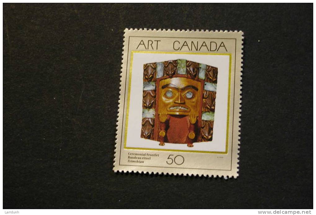 Canada 1241 Art Ceremonial Frontlet Headpiece MNH 1989 A04s - Neufs