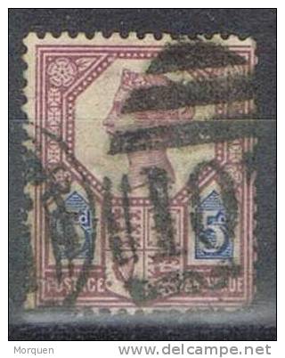 Gran Bretaña Classic, 5 D, Gride 107, Yvert Num 98 º - Used Stamps