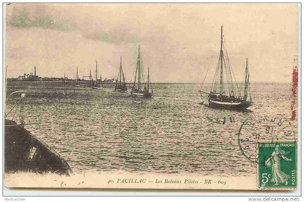 DEP 33 PAUILLAC LES BATEAUX PILOTES - Pauillac