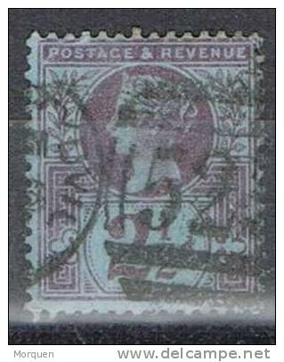 Gran Bretaña Classic, 2 1/2 D, Gride 52, Yvert Num 95 º - Used Stamps