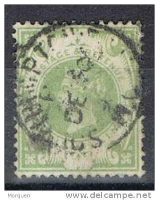 Gran Bretaña Classic,  1 Shilling 1887,  SOUTHAMPTON, Yvert Num 103 º - Oblitérés