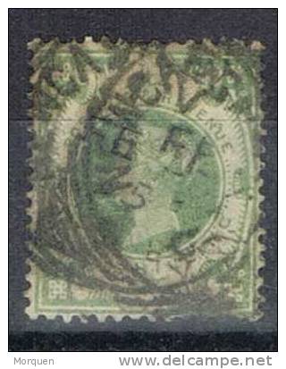 Gran Bretaña Classic,  1 Shilling 1887,  NEW CASTLE, Yvert Num 103 º - Used Stamps