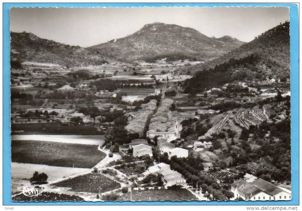 La ROQUEBRUSSANNE-vuepanoramique -aérienne  -édition Combier -années 40-50 - La Roquebrussanne