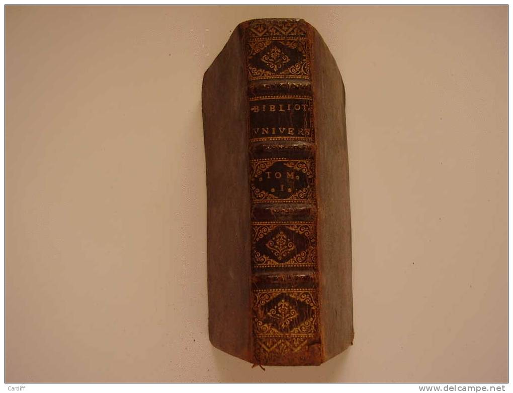 1687 . Bibliothèque Universelle Et Historique De L´année M DC LXXX VI . A  Amsterdam .... - Jusque 1700