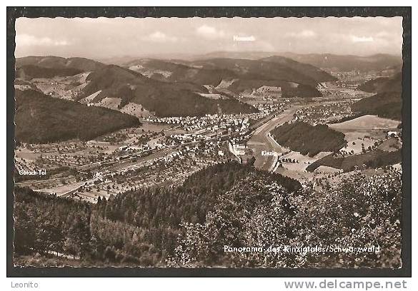 Panorama Des Kinzigtales Schwarzwald 1963 - Haslach