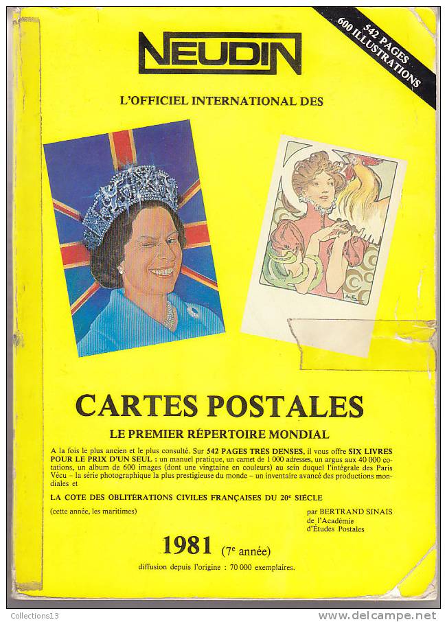 NEUDIN 1981 (etat Moyen) - Livres & Catalogues