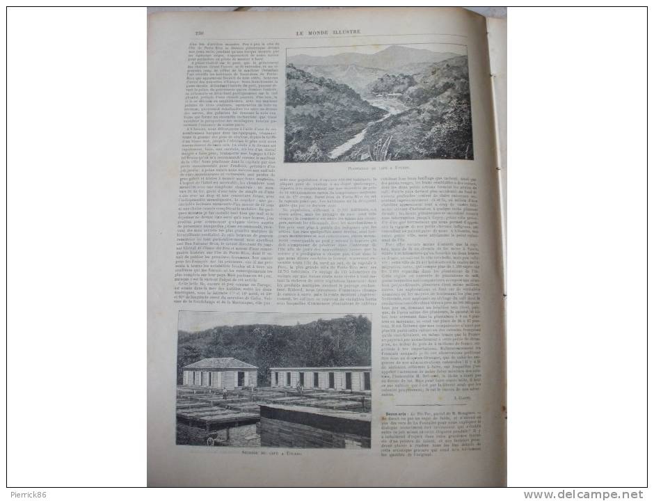 1893  LE MORBIHAN PORT LOUIS CARNAC VANNES PLOERMEL HENNEBONT AURAY LE PORT PONTIVY LORIENT PORTO RICO RUSSIE ANNA JUDIC