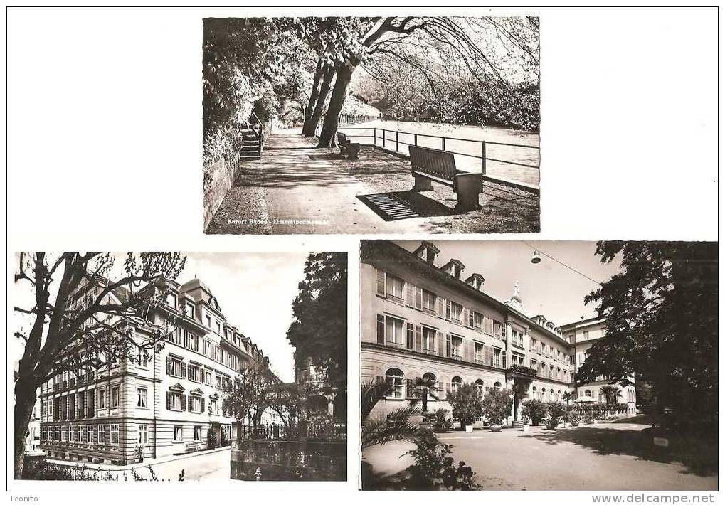 Baden AG Hotel Bären Hotel Verenahof Limmatpromenade 3 Ansichtskarten Ab Ca. 1945 - Baden