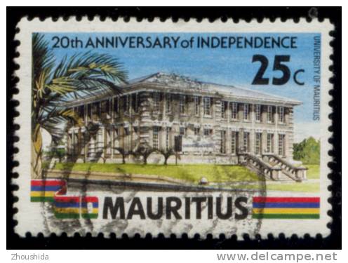 Maurice (Mauritius) 20th Anniversary Of Independence 25C - Maurice (1968-...)