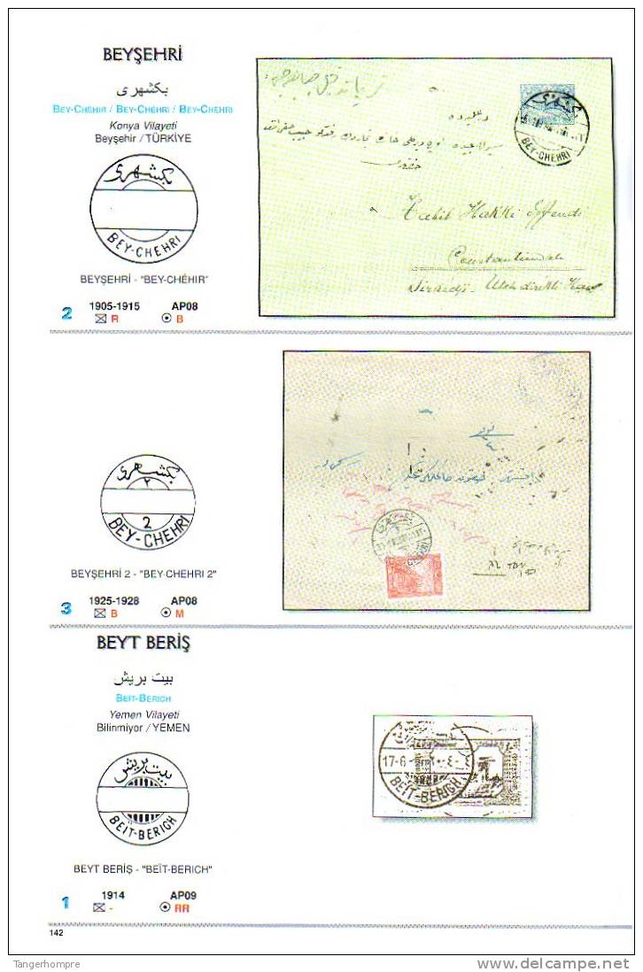 Türkei - Osmanische Stempel Von 1840 - 1929 - Band 2 Von BAABA Bis BÜYÜKDERE - Covers & Documents