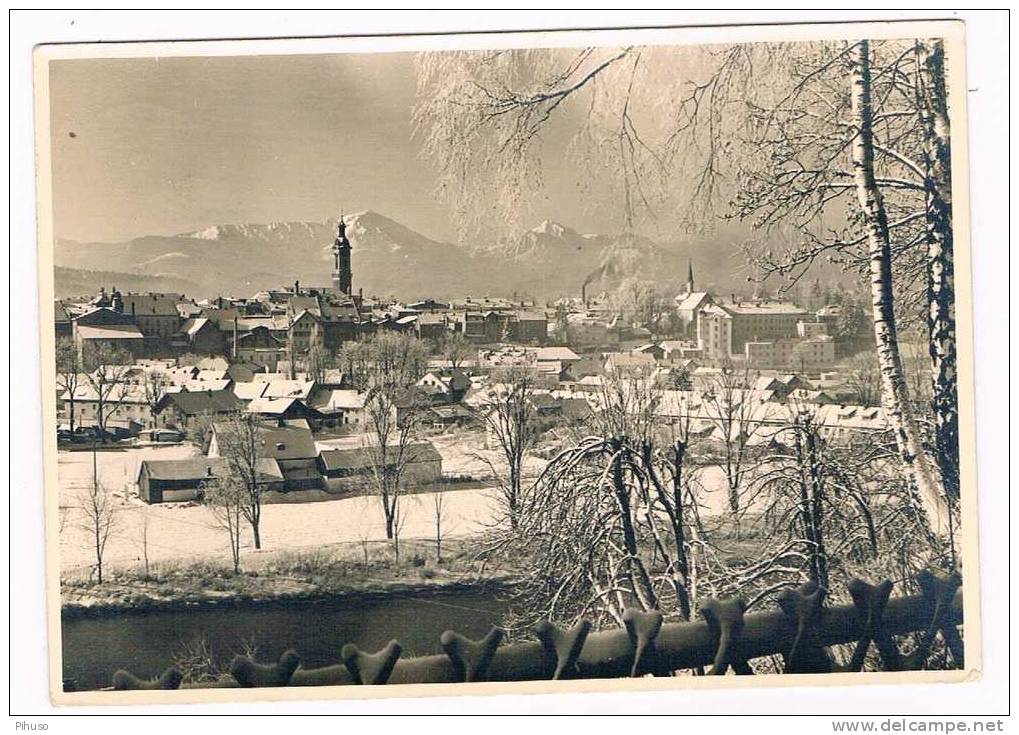 D2238   TRAUNSTEIN :  Panorama Im Winter ( Fotobild) - Traunstein