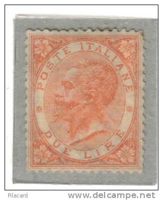 Italia Italy Italien Italie 1863 Effigie Vittorio Emanuele II L.2 MLH - Neufs