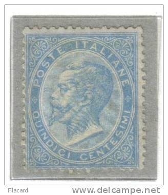 Italia Italy Italien Italie 1863 Effigie Vittorio Emanuele II 15 C. MLH* - Ungebraucht