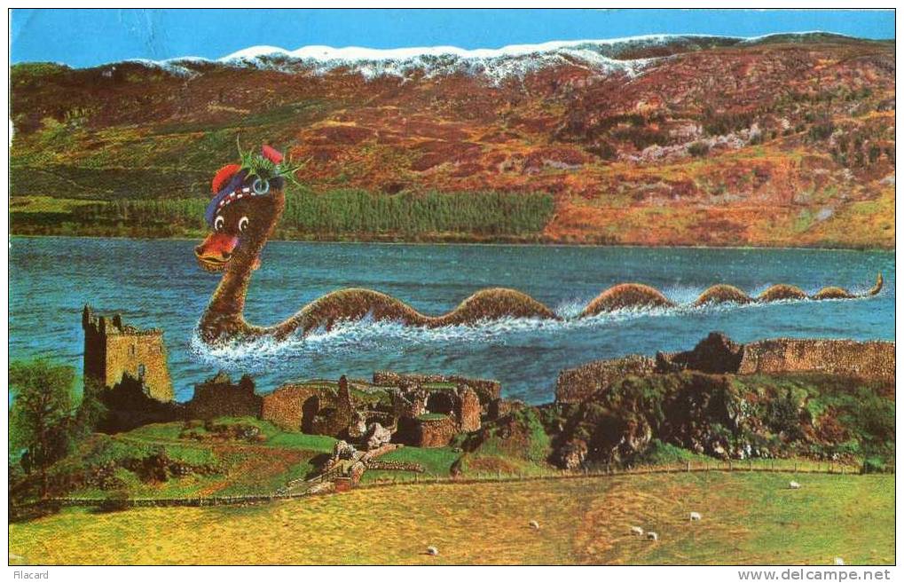 16711   Regno  Unito,  Scozia,  Loch  Ness Monster  At  Castle Urquhart,  VGSB - Inverness-shire