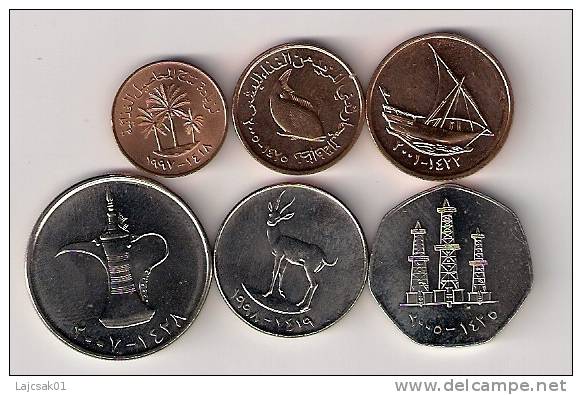 United Arab Emirates 1996-2005 Coin Set High Grade - Ver. Arab. Emirate