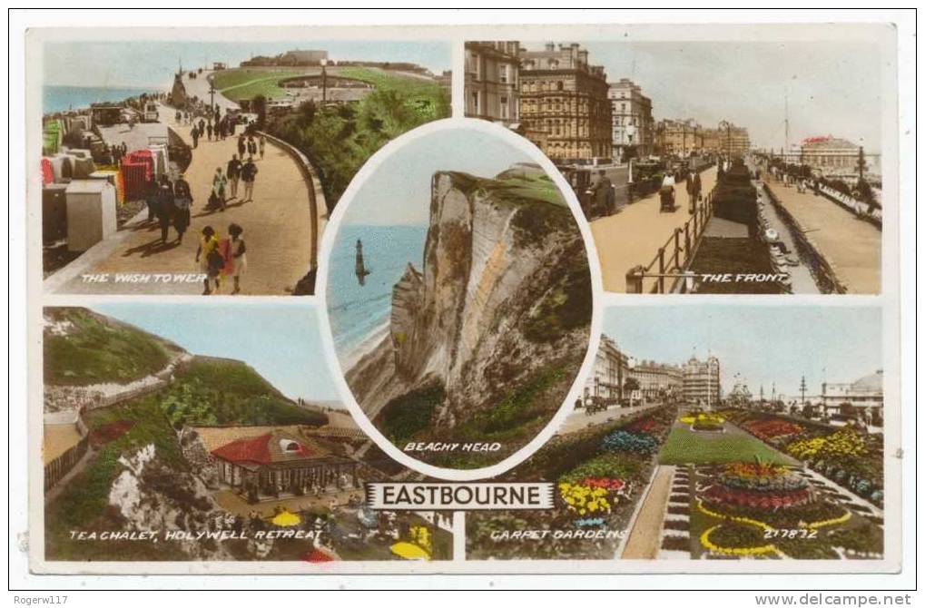 Eastbourne Multiview, 1946 Postcard - Eastbourne