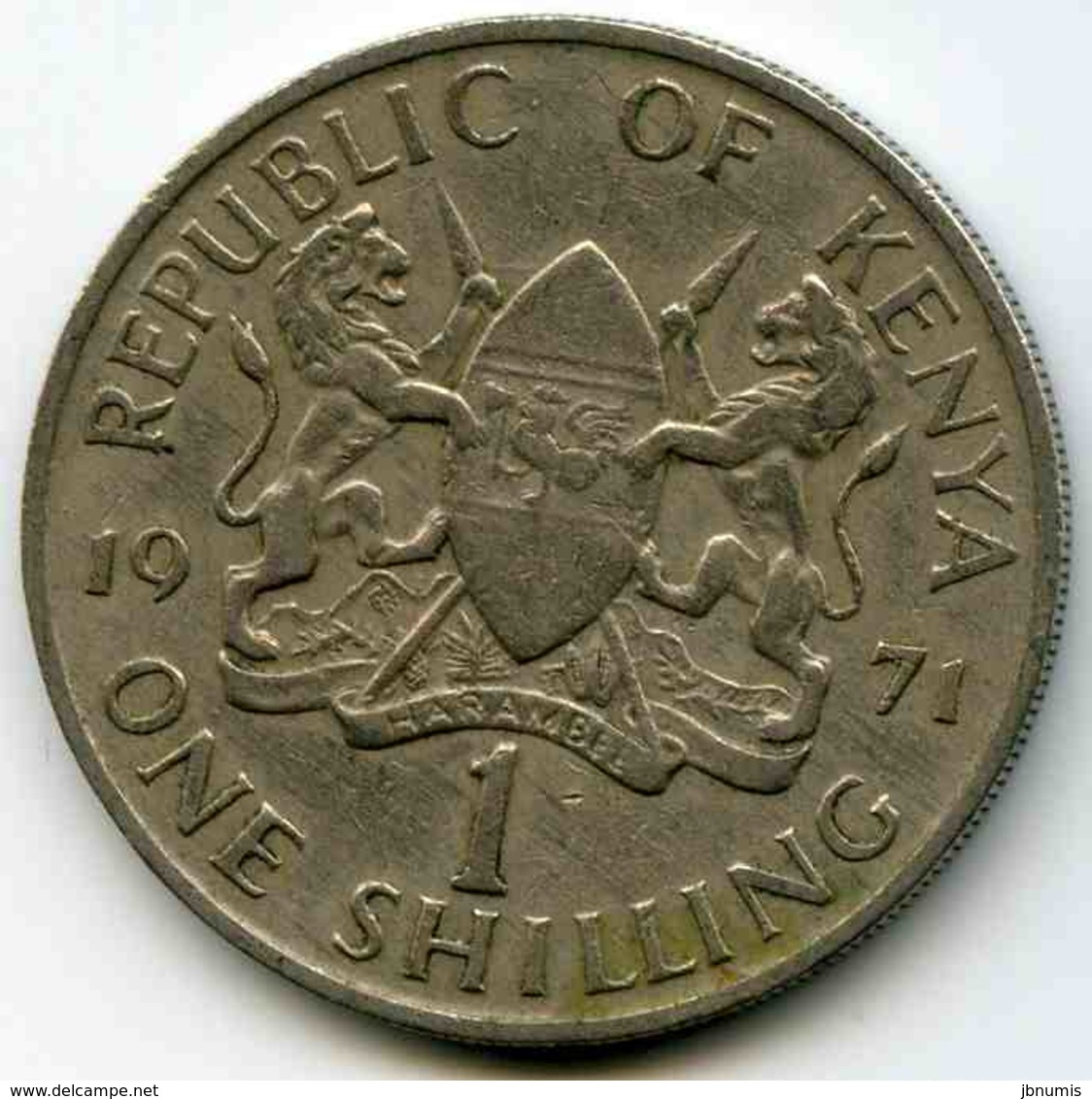 Kenya 1 Shilling 1971 KM 14 - Kenia