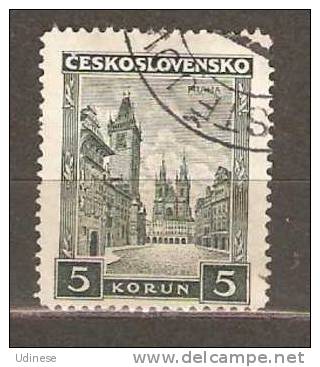 CZECHOSLOVAKIA 1938 - 10 YEARS INDEPENDENCE - PRAHA  - USED OBLITERE GESTEMPELT - Ungebraucht