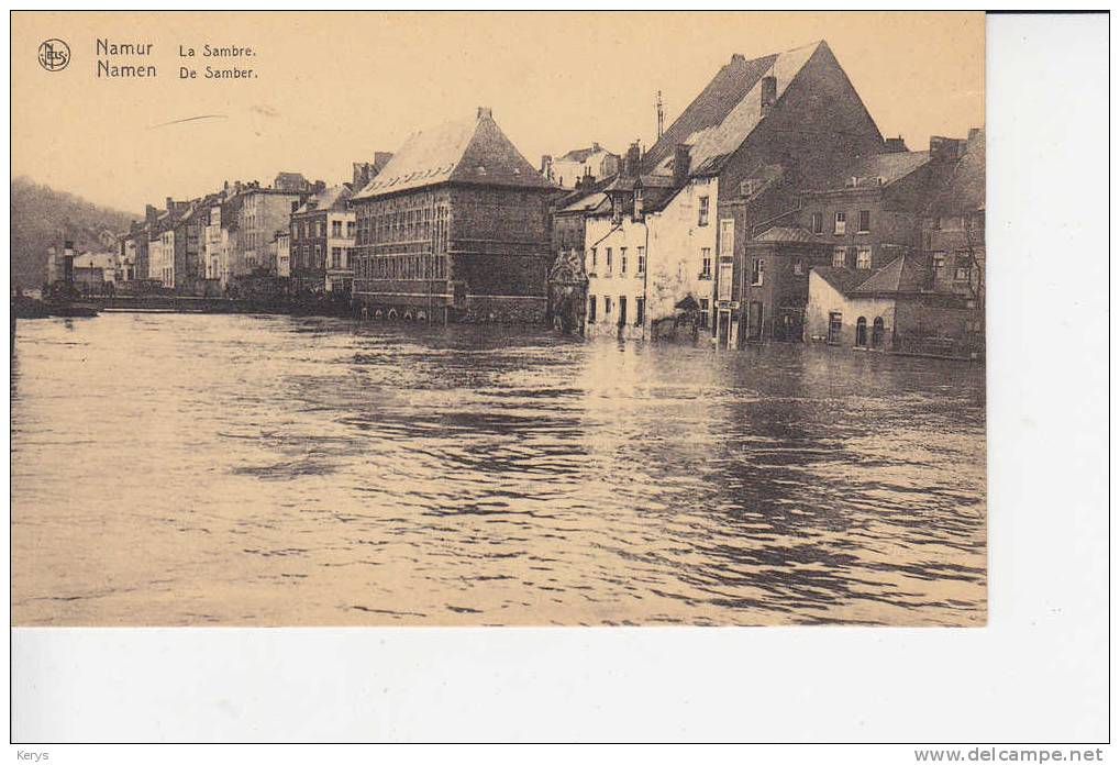 Namur : La Sambre - Inondations
