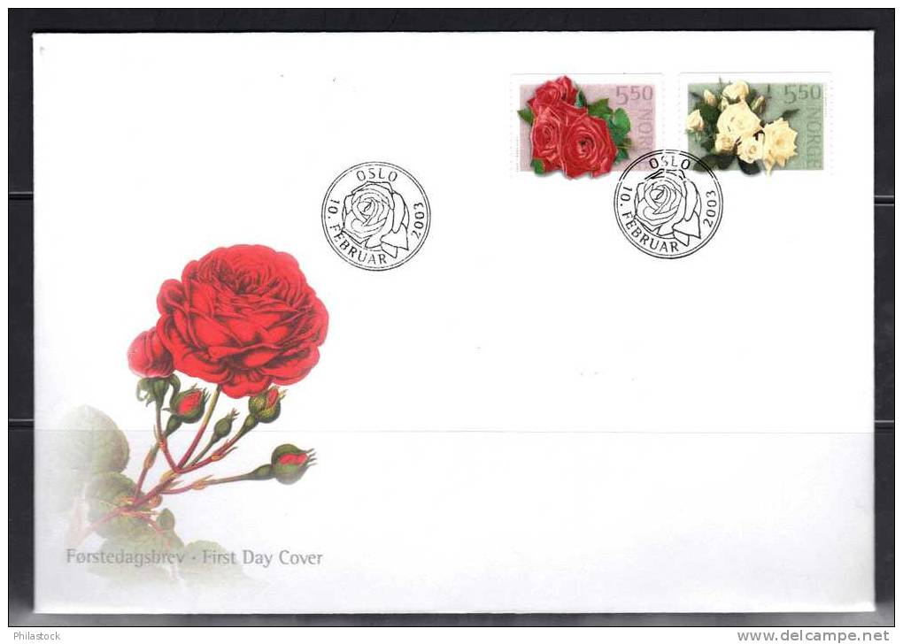 NORVEGE N° 1397 & 1398 Obl. S/enveloppe FDC - FDC