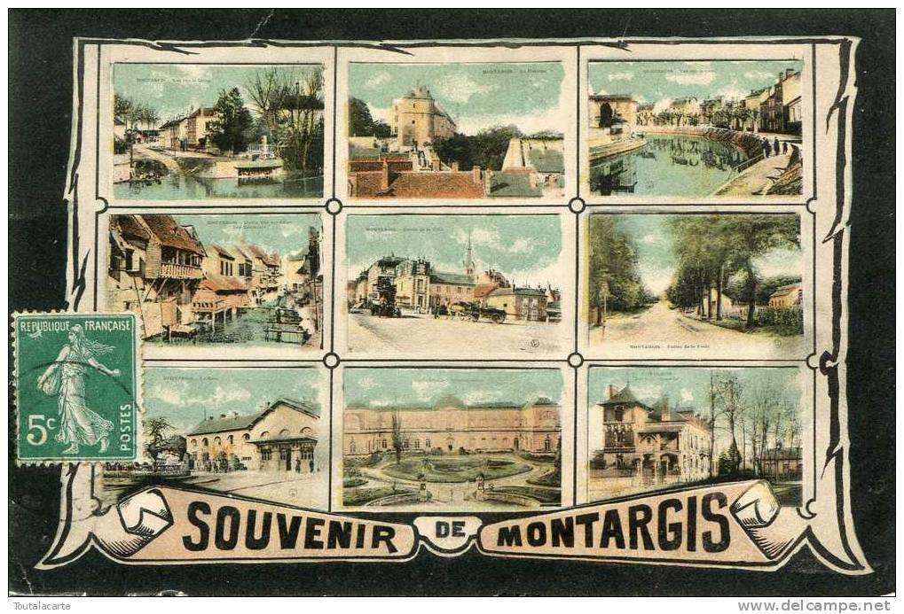 CPA 45 SOUVENIR DE MONTARGIS - Montargis