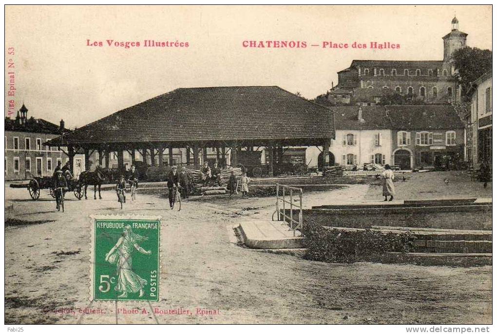CHATENOIS Place Des Halles - Chatenois