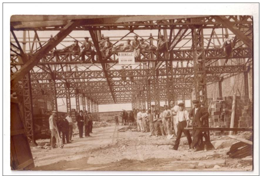 Carte Photo  -  H. DENIS  -  Entreprise Générale - Béton Armé - Da Identificare