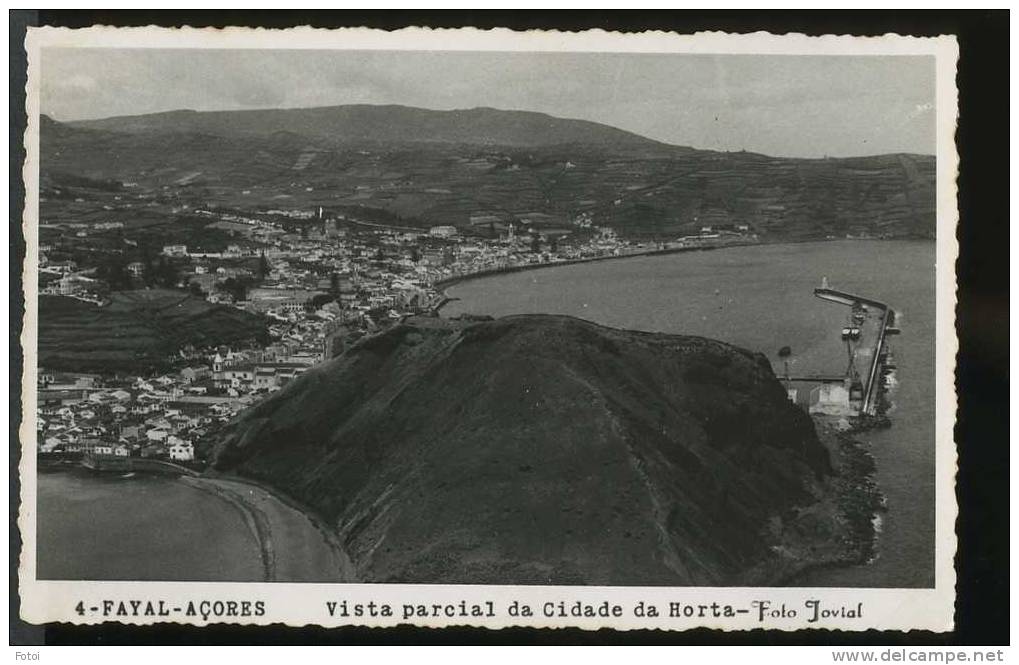 OLD REAL PHOTO POSTCARD HORTA FAIAL  AÇORES AZORES CARTE POSTALE FOTO JOVIAL - Açores