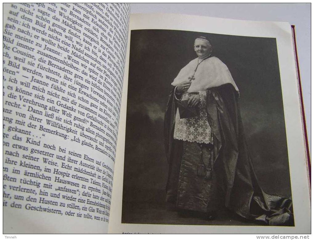 LOURDES RELIGIÖSES DOKUMENTARWERK Verfasst On Persönlichkeiten Des Wallfahrtsortes-1948 AUGUSTINUS-Bernadette Soubirous - Christendom