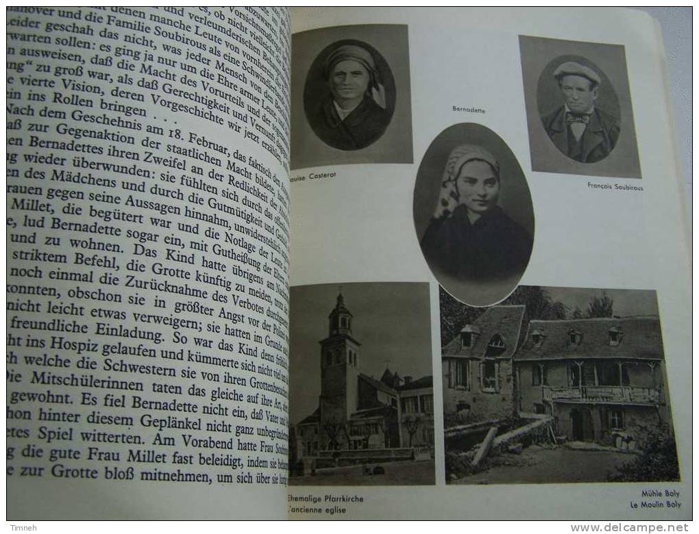 LOURDES RELIGIÖSES DOKUMENTARWERK verfasst on Persönlichkeiten des Wallfahrtsortes-1948 AUGUSTINUS-Bernadette Soubirous