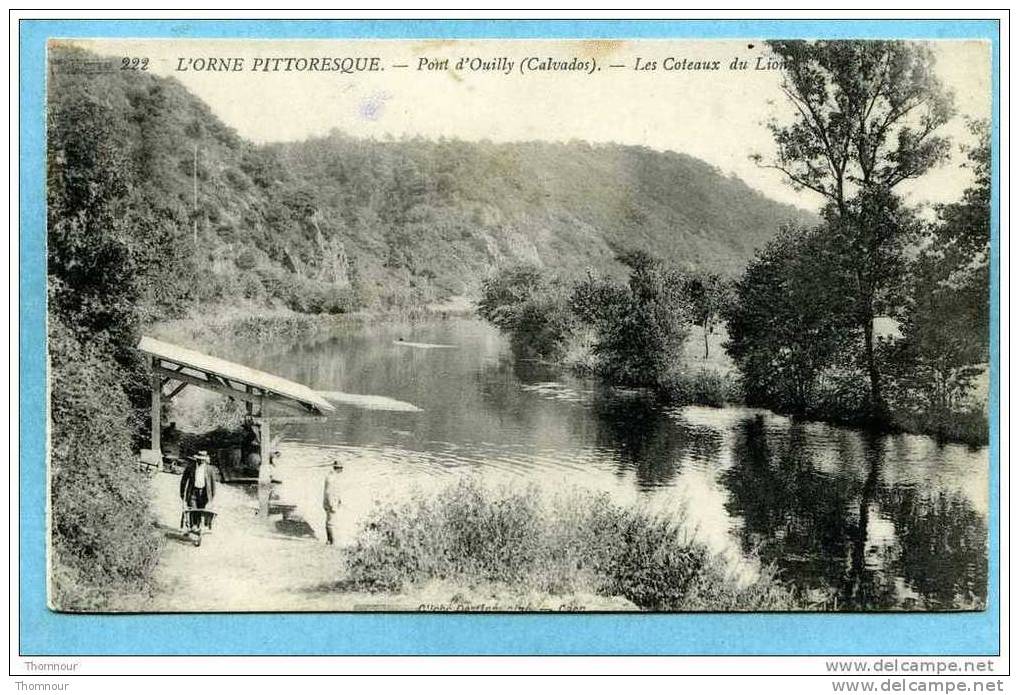 14  - L ´ORNE PITTORESQUE  -  PONT D´ OUILLY  -  Les Coteaux Du Lion - ( Lavoir )  -   BELLE  CARTE ANIMEE - Pont D'Ouilly