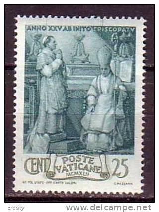 Z0399 - VATICANO SASSONE N°80 - VATICAN Yv N°98 ** - Nuevos