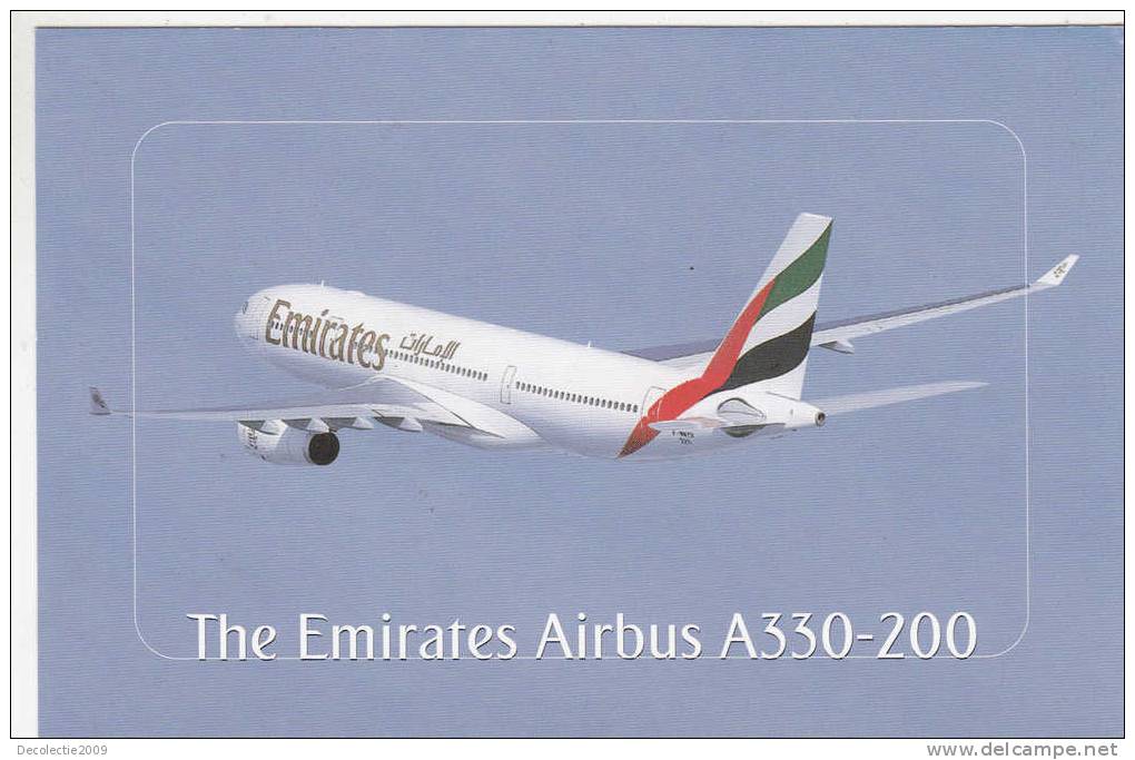 M1358 Emirates Airbus A330   Aviation Aircraft Airplane Not Used Perfect Shape - 1946-....: Moderne