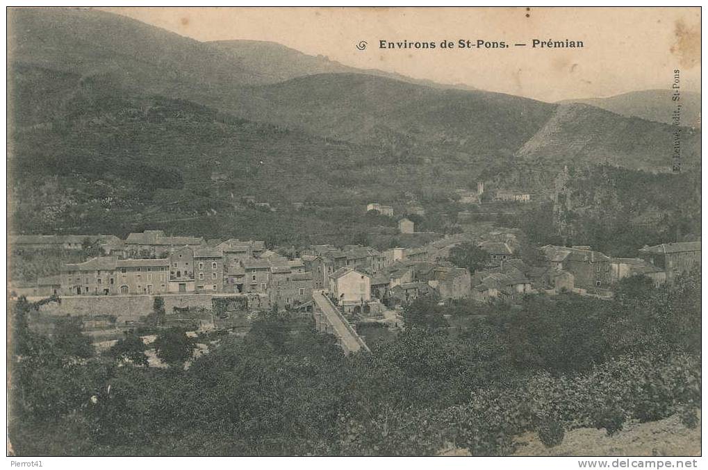 Les Environs De SAINT PONS  - PRÉMIAN - Saint-Pons-de-Thomières