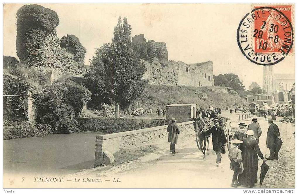 Vendée 85 64 : Talmont  : Le Château - Talmont Saint Hilaire