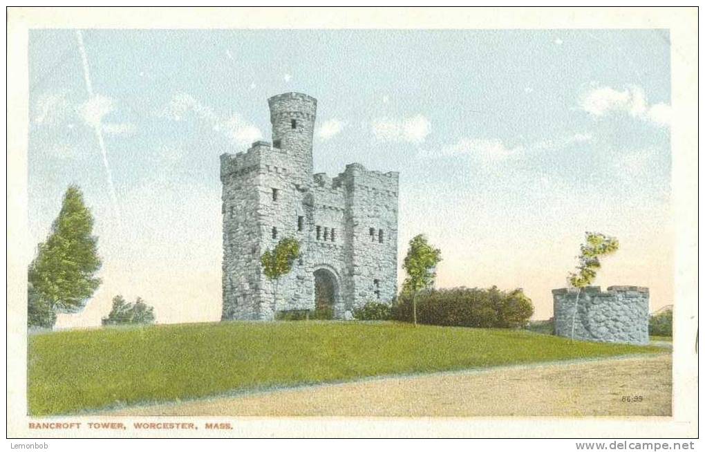 USA – United States – Bancroft Tower, Worcester, Mass Early 1900s Unused Postcard [P4130] - Worcester