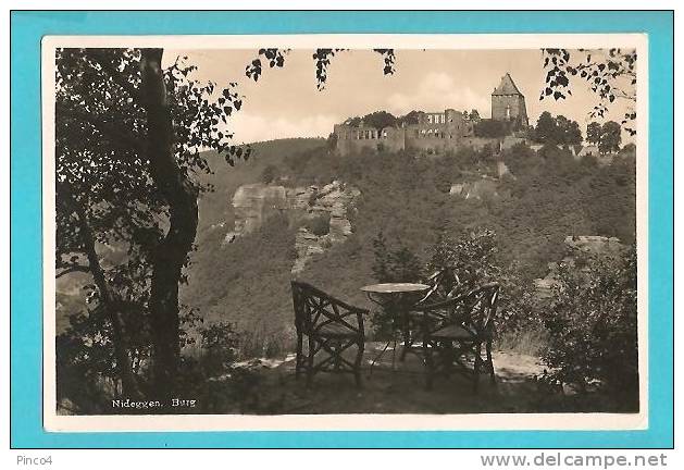 GERMANIA NIDEGGEN BURG CARTOLINA FORMATO PICCOLO SCRITTA MA NON VIAGGIATA - Altri & Non Classificati